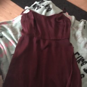 Maroon dress
